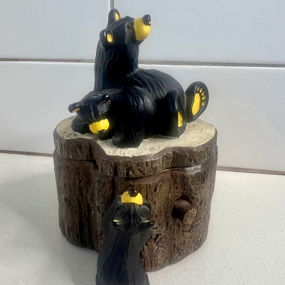 BearFoots Three Bears Box by Jeff Fleming Big Sky Carvers - Picture 6 of 10